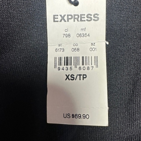 NWT Express Black Mesh Long Sleeve Whimsigoth Bodycon Dress - Size XS - Picture 6 of 9